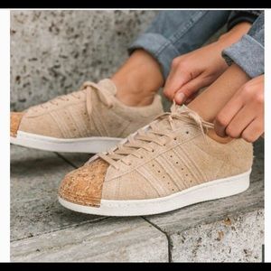 Adidas Originals Superstar Cork Shell Toe Sneakers